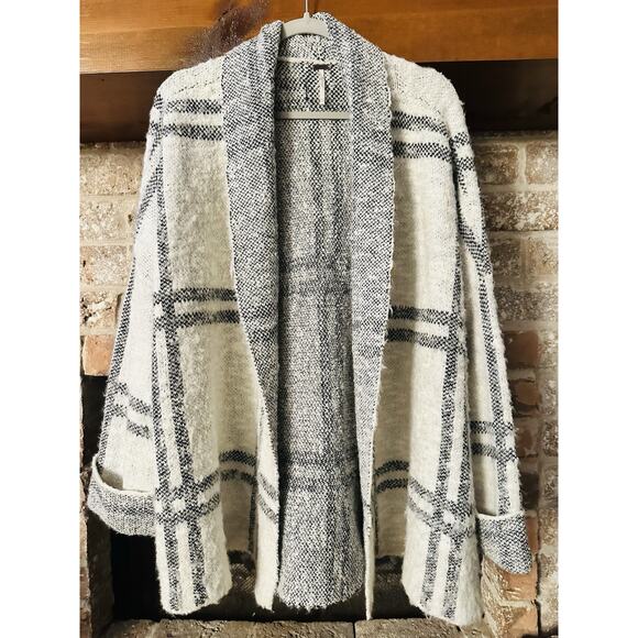 Free People Knit Wide Cuff Sleeve Open Front Cardigan Sweater Xs retail $149 - Picture 1 of 6